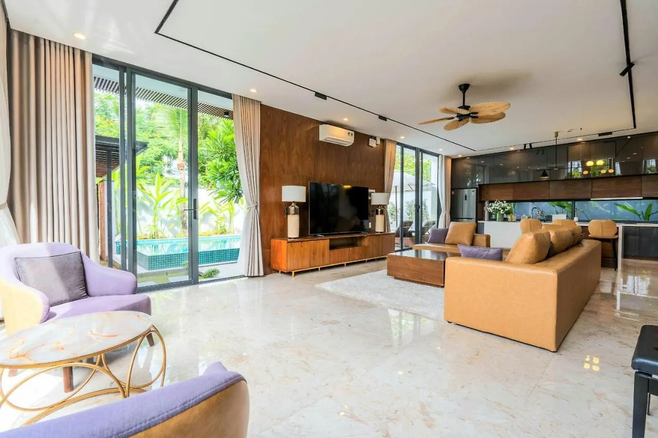 Sam Villa 4Br Pool, Sauna, Bbq, Full Ac 다낭