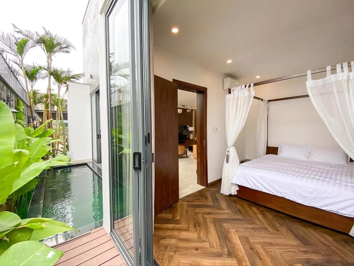 Sam Villa 4Br Pool, Sauna, Bbq, Full Ac 다낭 베트남