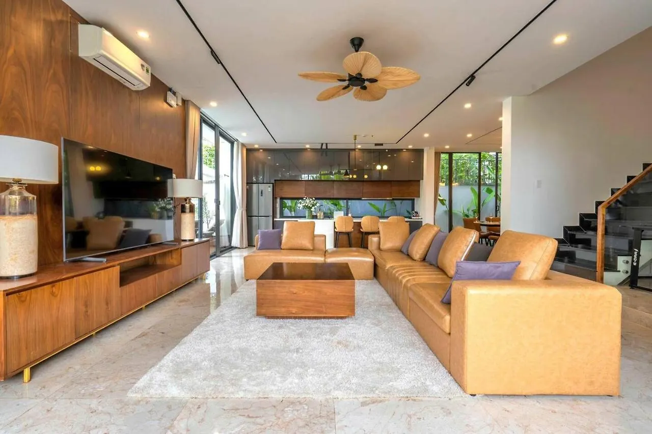 Sam Villa 4Br Pool, Sauna, Bbq, Full Ac 다낭