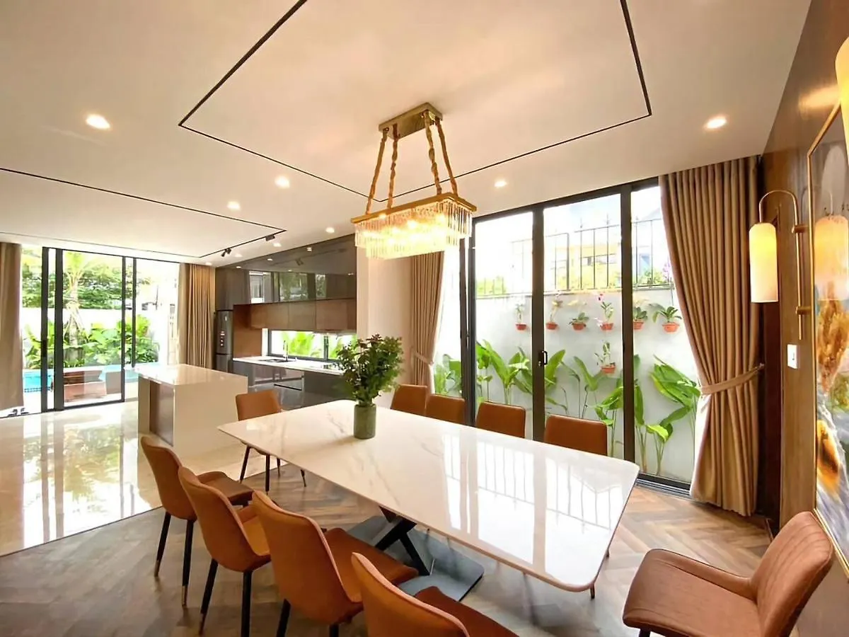 Sam Villa 4Br Pool, Sauna, Bbq, Full Ac 다낭 0*,  베트남